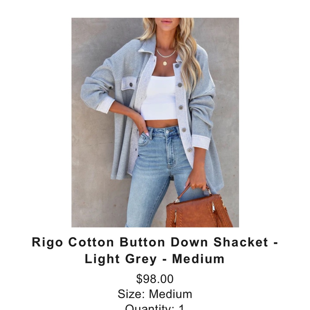 Vici shirt jacket
